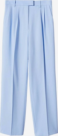 MANGO Normální Kalhoty s puky 'Nube' – modrá: přední strana