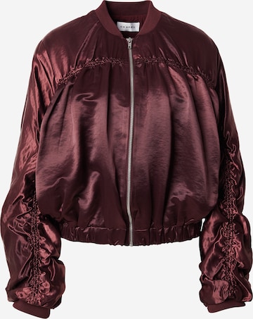 OH APRIL Välikausitakki 'Rumi' värissä punainen: etupuoli