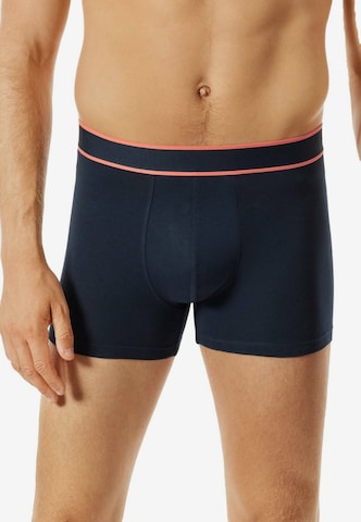 SCHIESSER Boxershorts in Blauw: voorkant