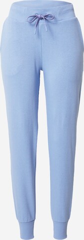 4F Tapered Sportbroek 'CAS' in Blauw: voorkant