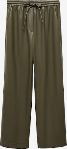 MANGO Regular Pants 'Charlize' in Green: front