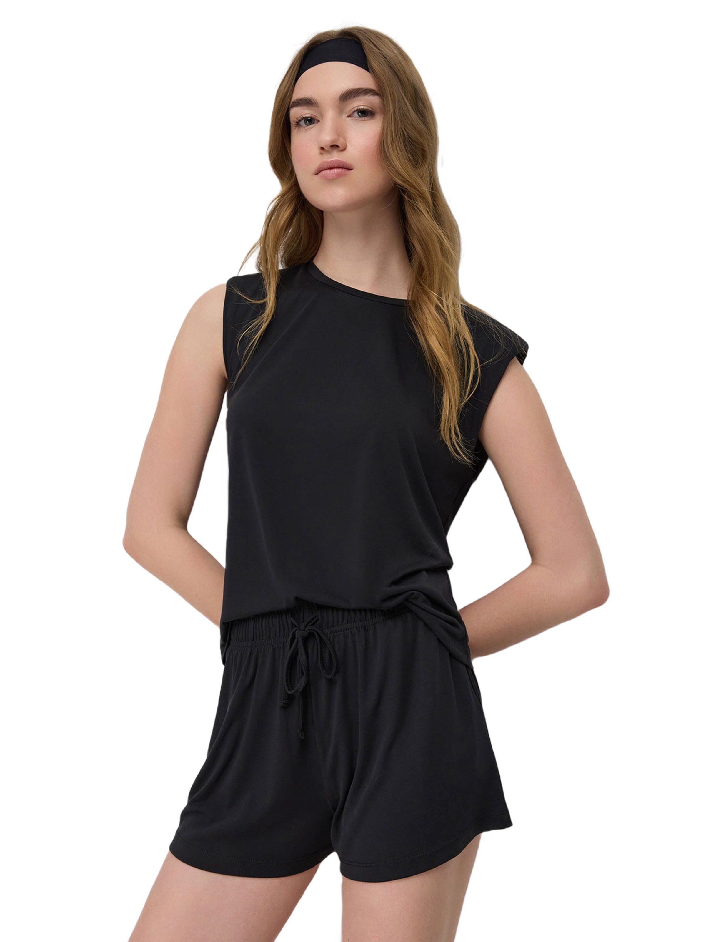 No Matter What Top in Schwarz