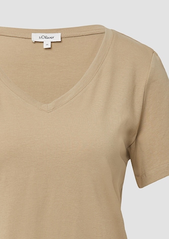 s.Oliver Shirt in Beige