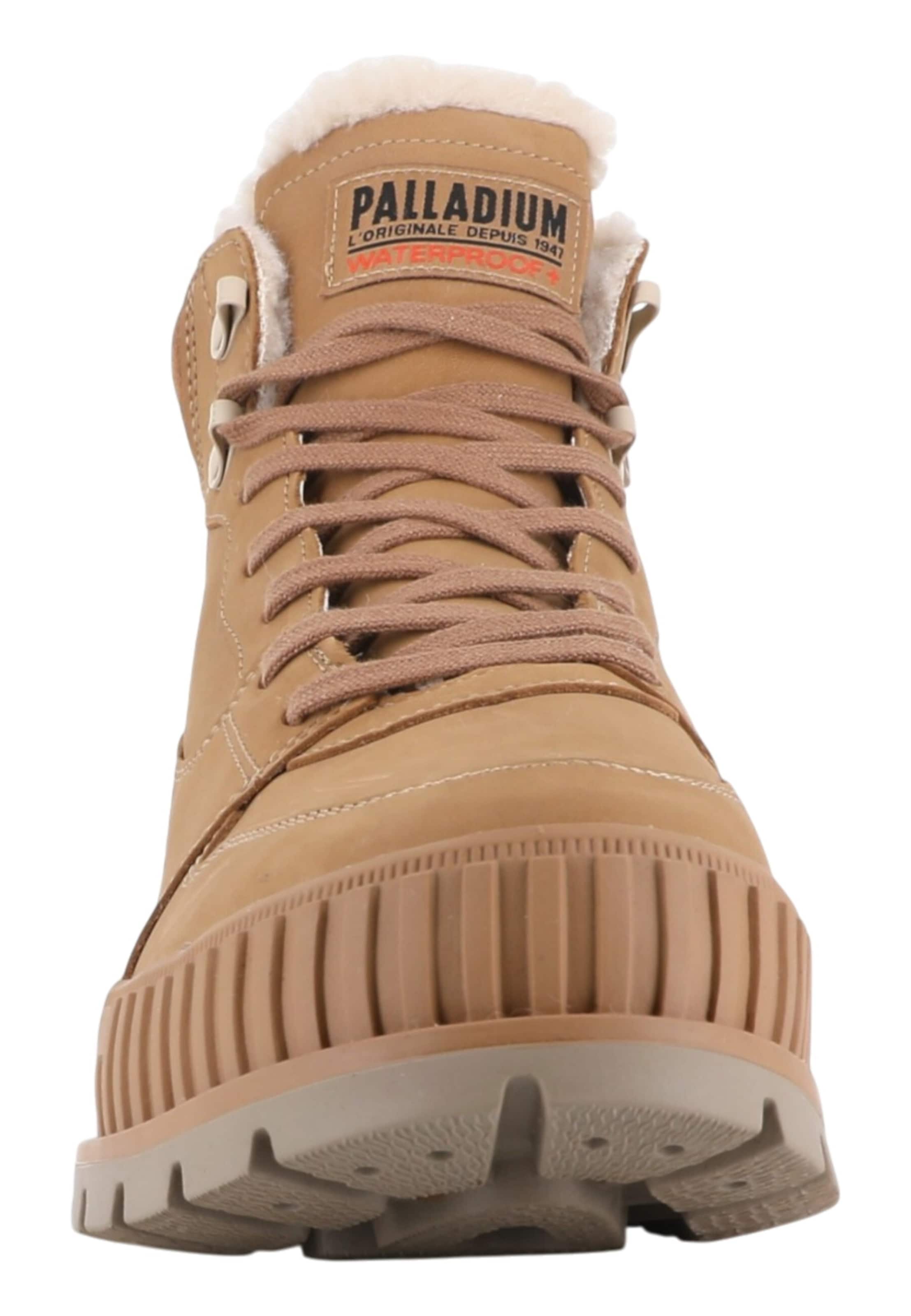 Bottines à lacets Palladium en beige