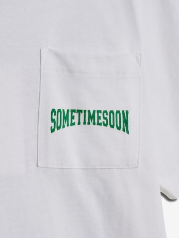 T-Shirt SOMETIME SOON en blanc