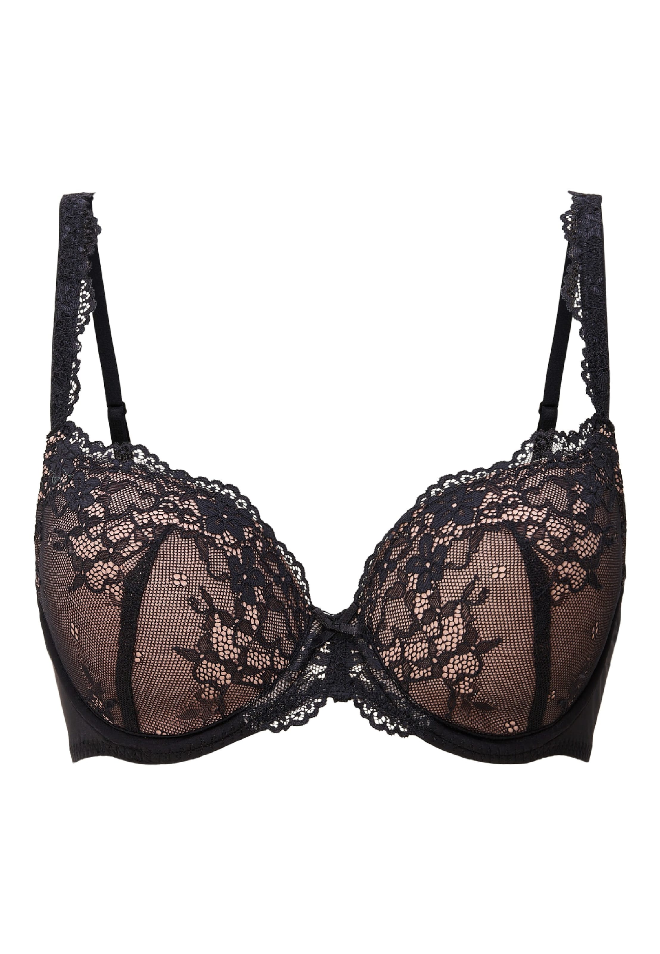 LingaDore T-Shirt BH in Schwarz: Vorderseite