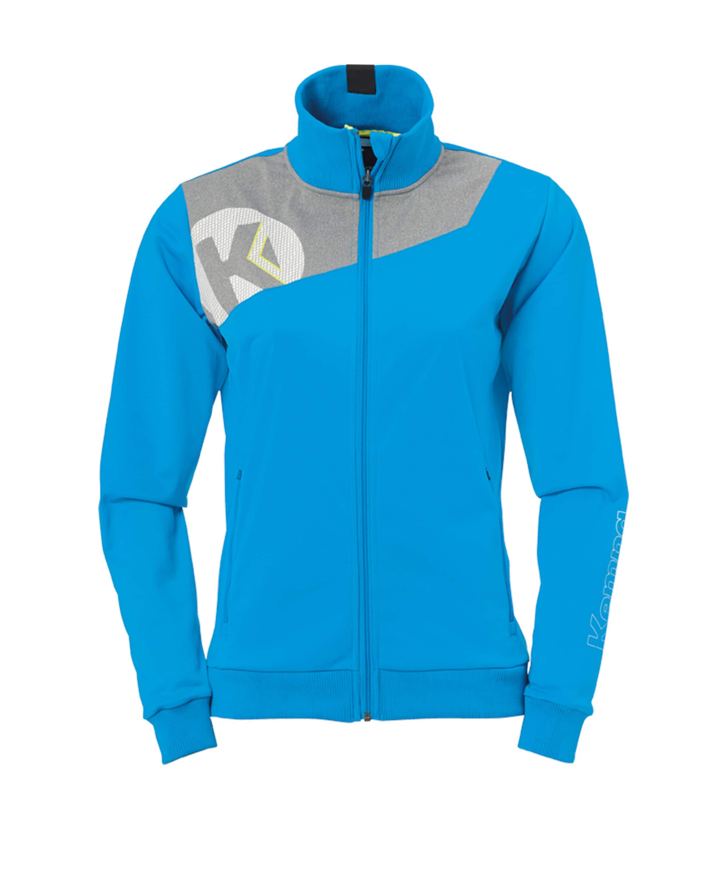 KEMPA Sportsweatjacke in Blau: Vorderseite