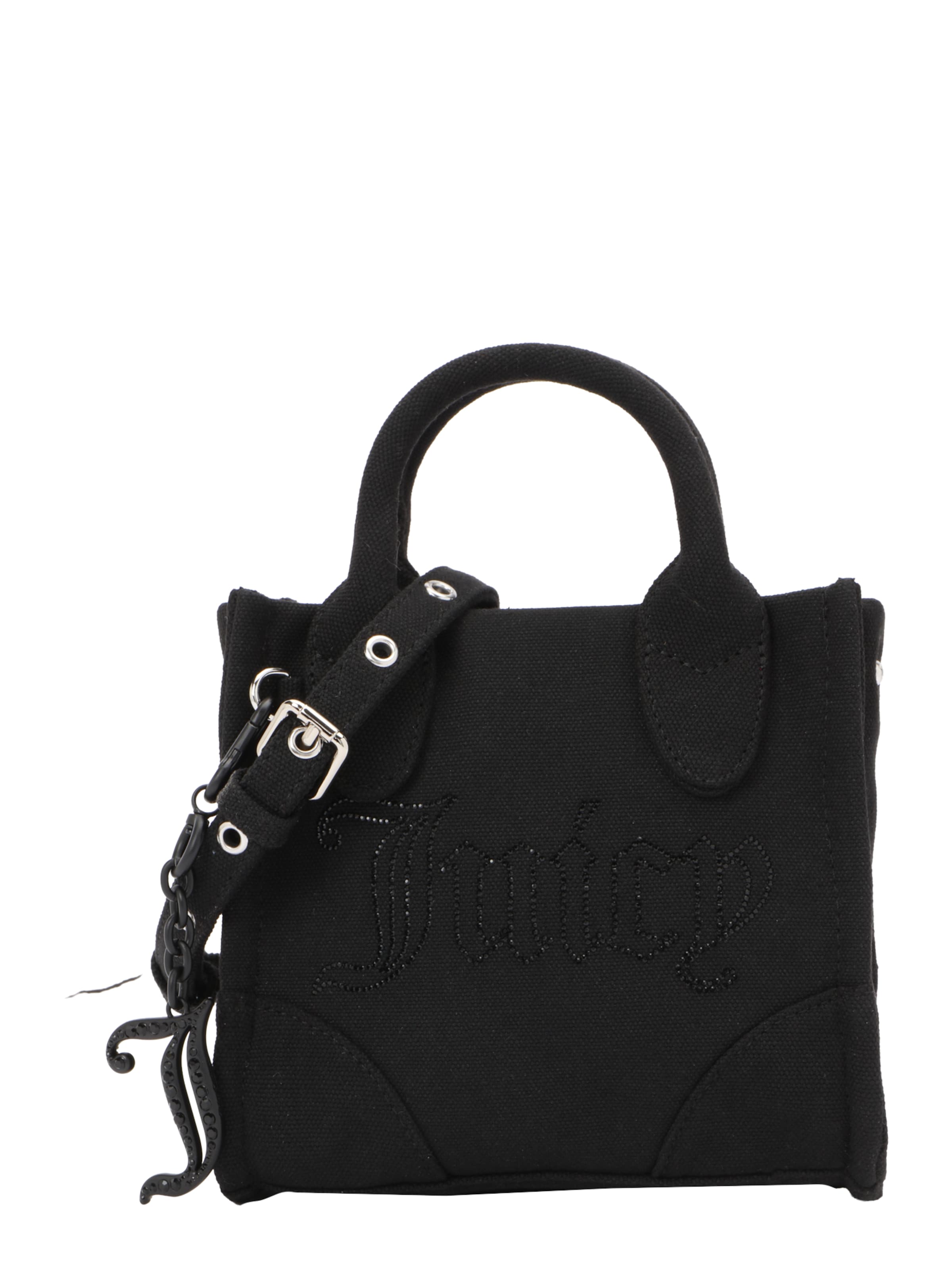 Juicy Couture Дамска чанта в черно: отпред