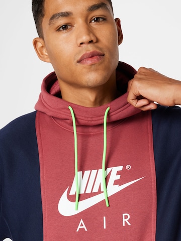 Sweat-shirt 'Air' Nike Sportswear en rouge