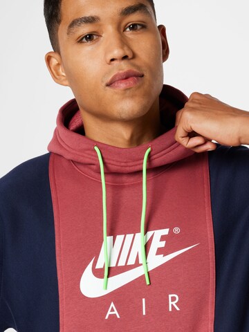 Sweat-shirt 'Air' Nike Sportswear en rouge