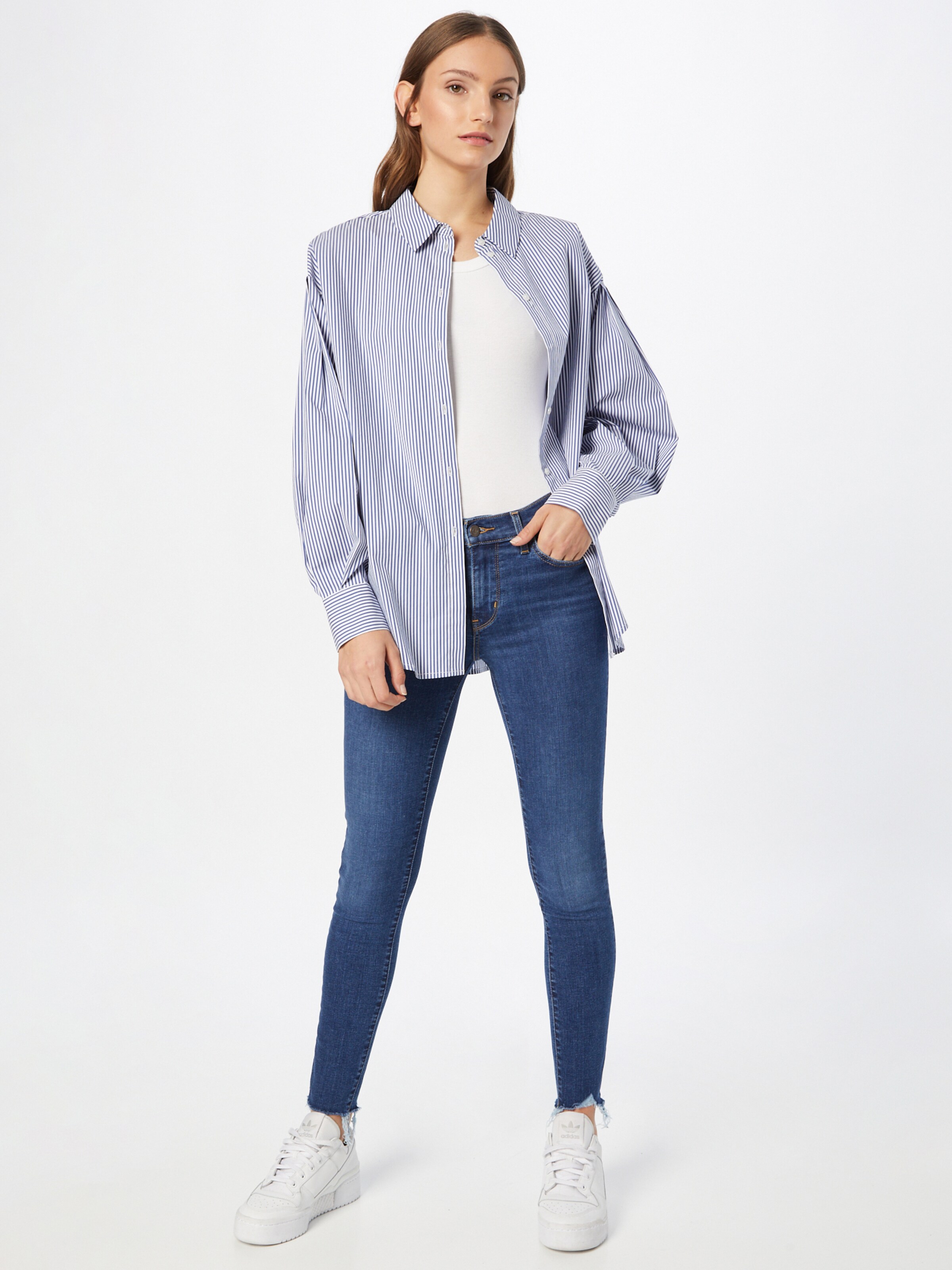 Frauen Jeans LEVI'S Jeans '710' in Blau - OR86428