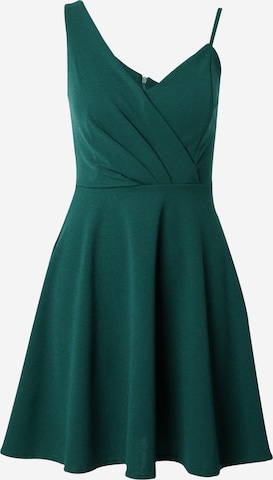 Robe de cocktail WAL G. en vert : devant