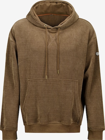 Deeluxe Sweatshirt in Grün: Vorderseite