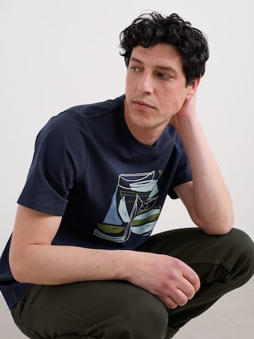 Seasalt Cornwall Shirt 'Midwatch' in Blauw