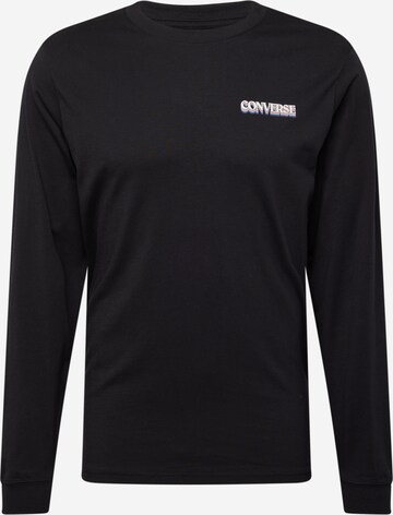 CONVERSE T-shirt 'ALL STAR WINTER CHILL' i svart: framsida