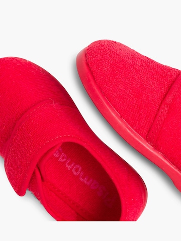 Pantoufle Pisamonas en rouge
