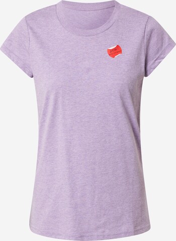 T-shirt DIESEL en violet : devant