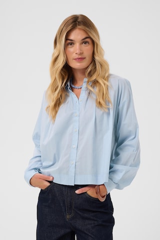 SAINT TROPEZ Blouse 'Trish' in Blauw: voorkant