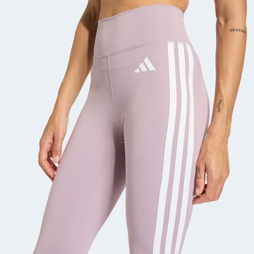 ADIDAS PERFORMANCE Skinny Workout Pants 'Optime Essentials' in Pink