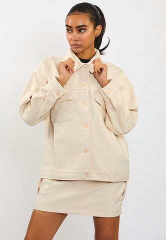 FRESHLIONS Übergangsjacke 'Jenna' in Beige: Vorderseite