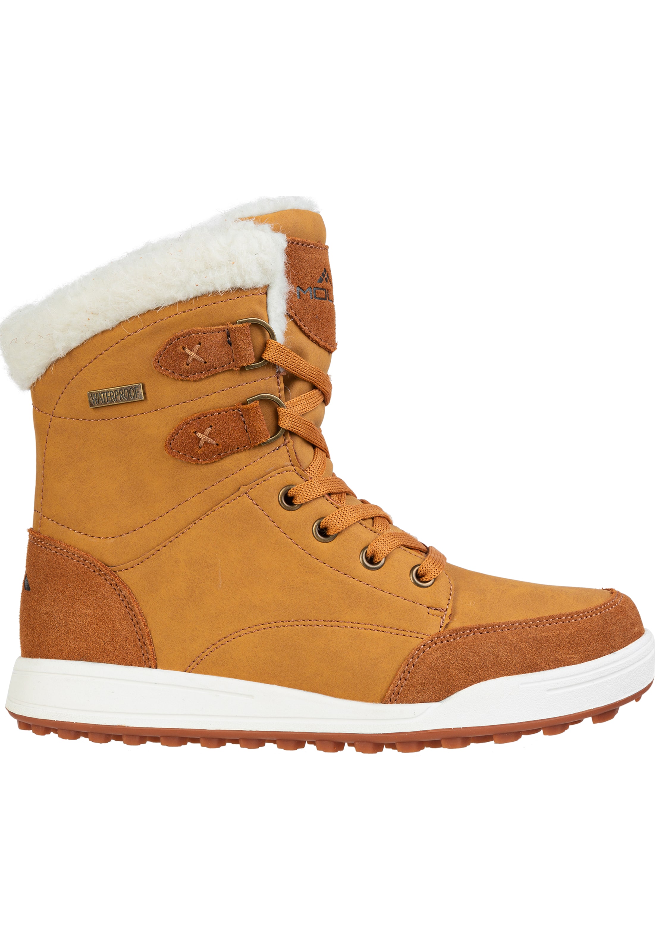 Mols Snowboots 'Hanfu' in Bruin