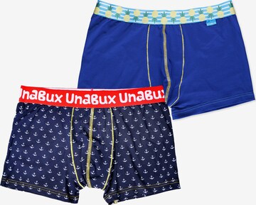 UNABUX Boxer shorts in Blue: front