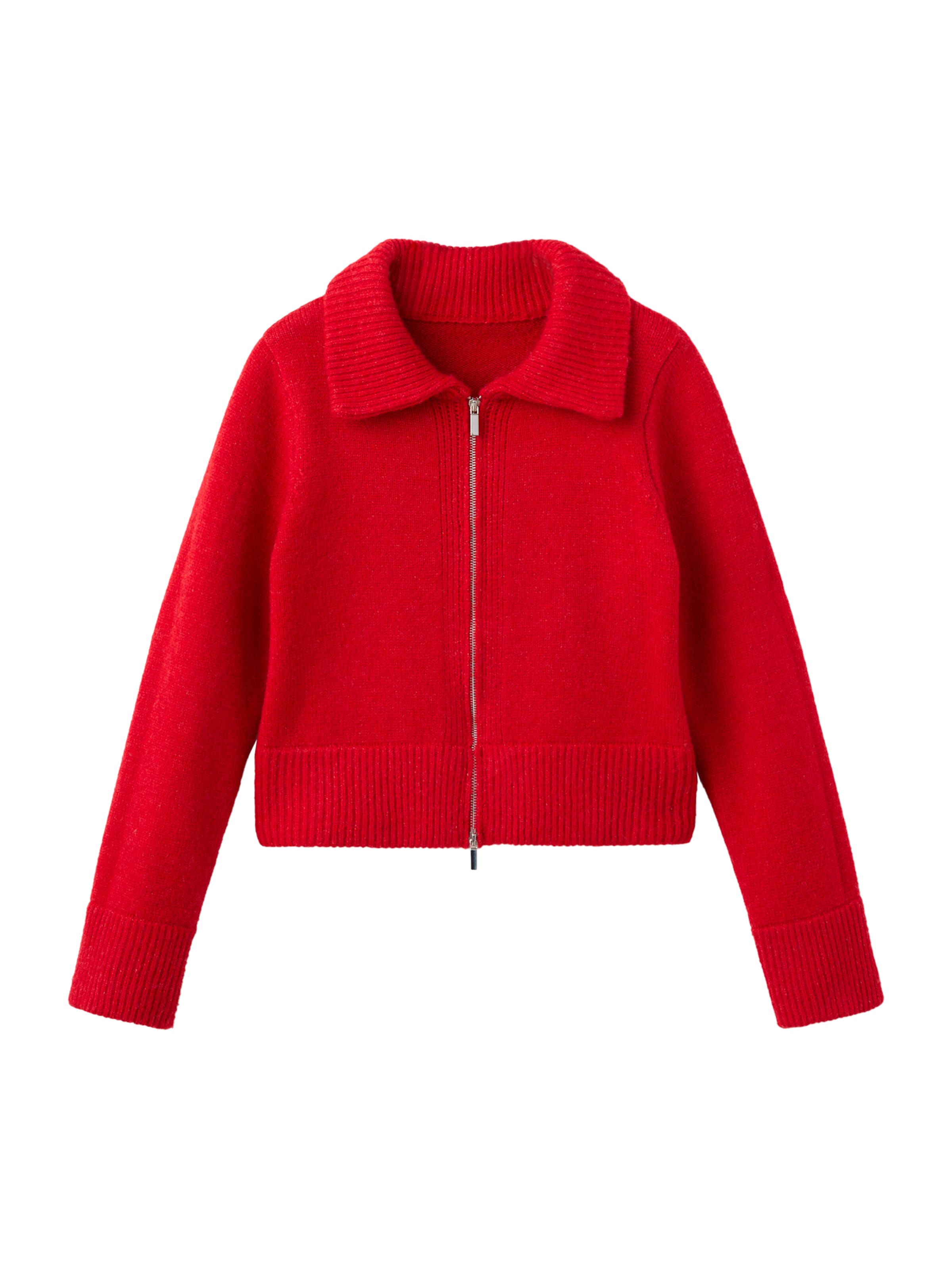 MANGO Kardigan 'Tomatoe' – červená: přední strana