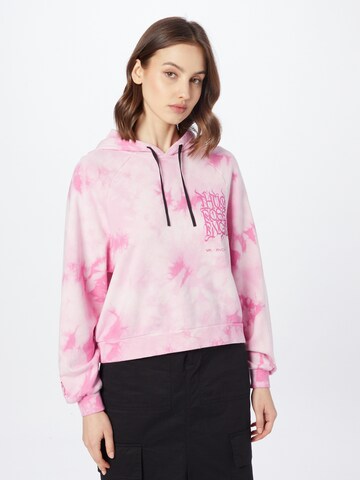 RVCA Sweatshirt in Roze: voorkant