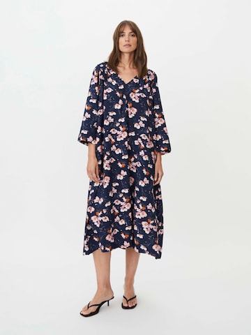 Robe 'Navine' Masai en bleu : devant