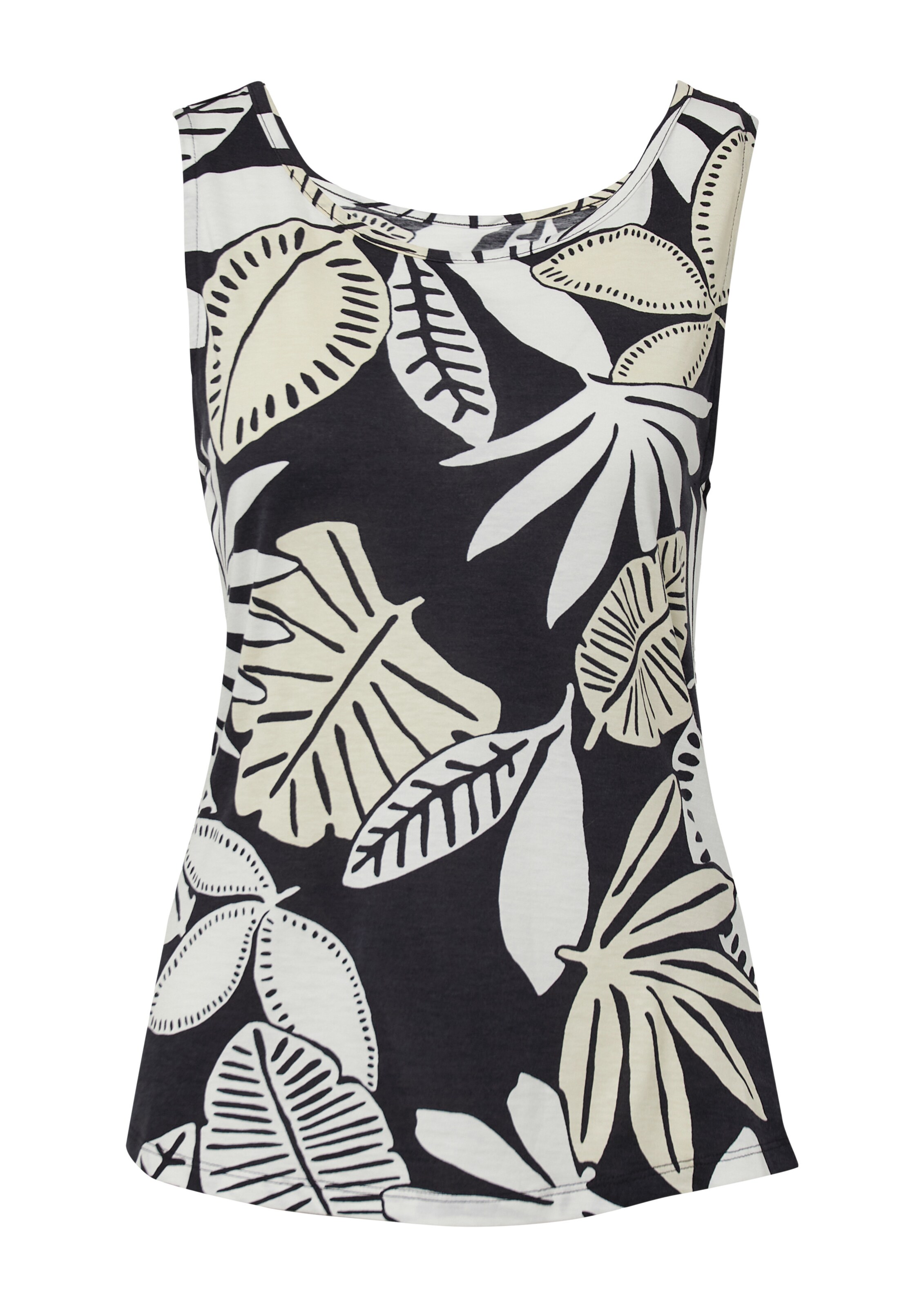 s.Oliver Top in Schwarz: Vorderseite