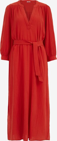 Robe-chemise WE Fashion en rouge : devant