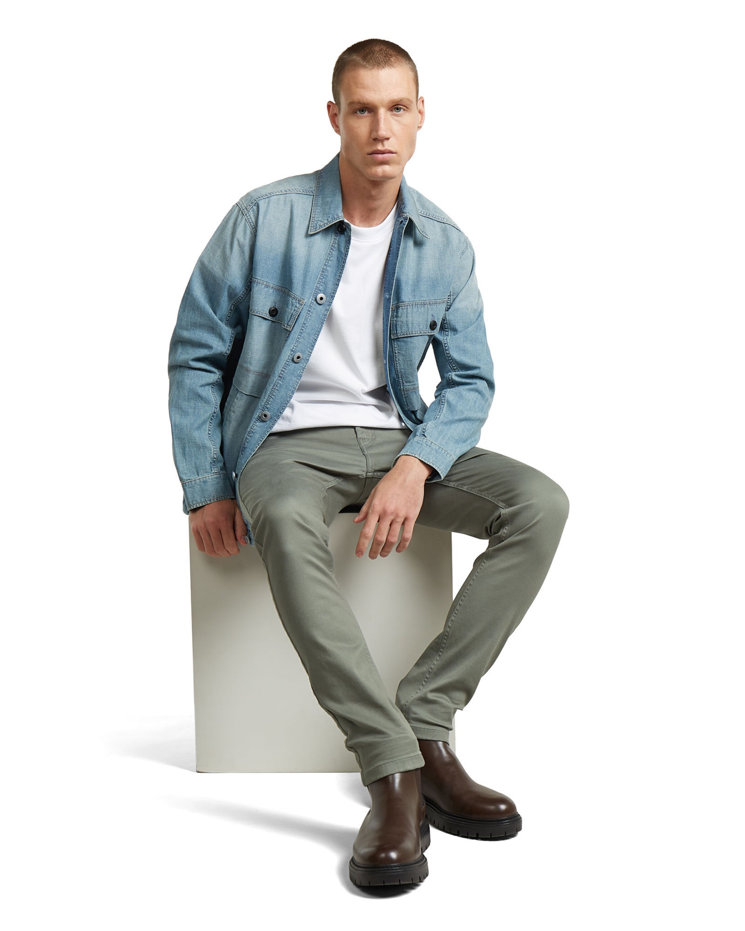 G-STAR Skinny Chino 'Skinny Chino 3.0' in Groen