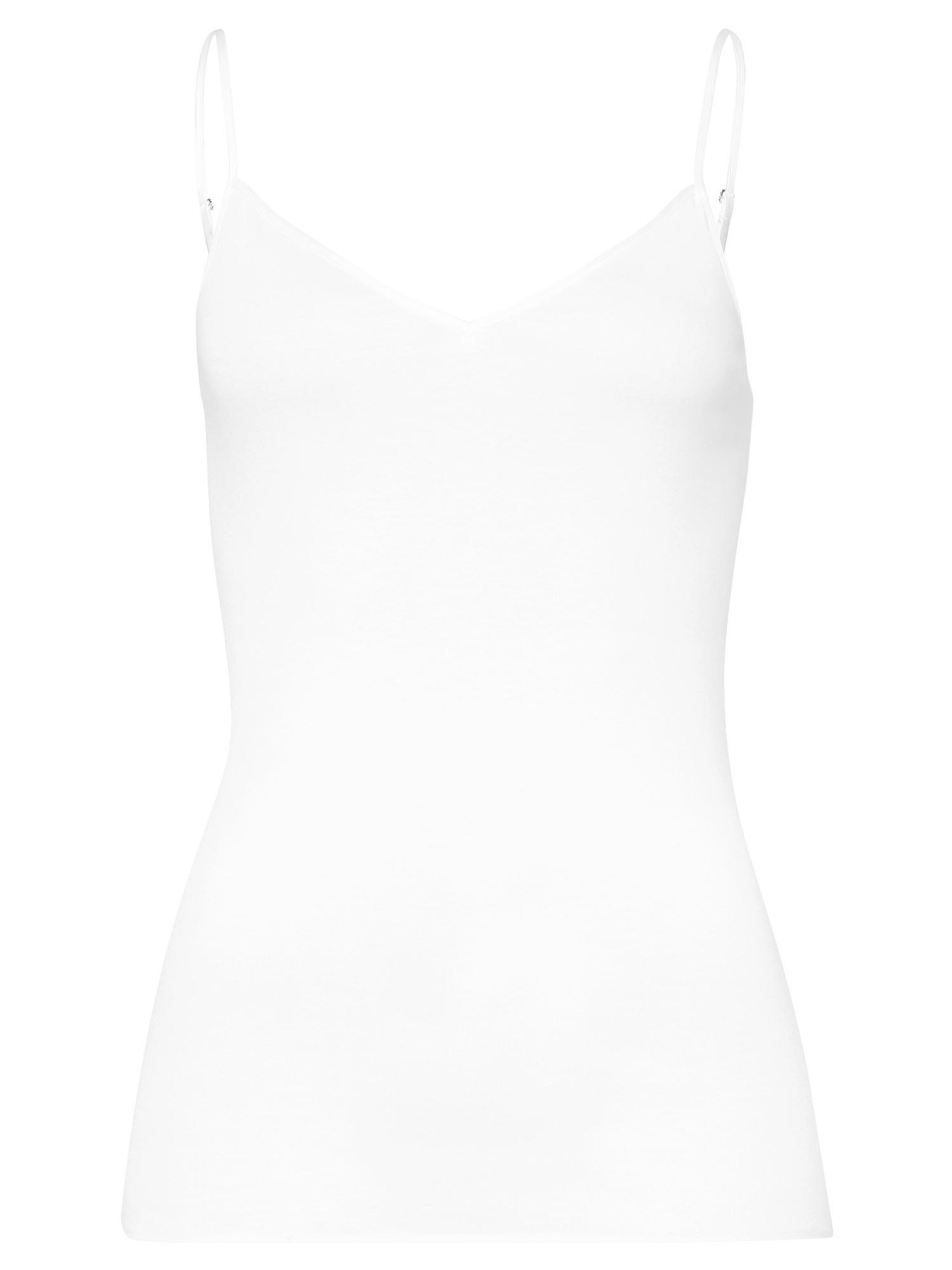 Hanro Unterhemd 'Cotton Seamless' in weiß, Produktansicht