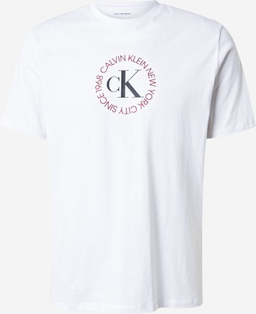 Calvin Klein JeansMajica - bijela boja: prednji dio