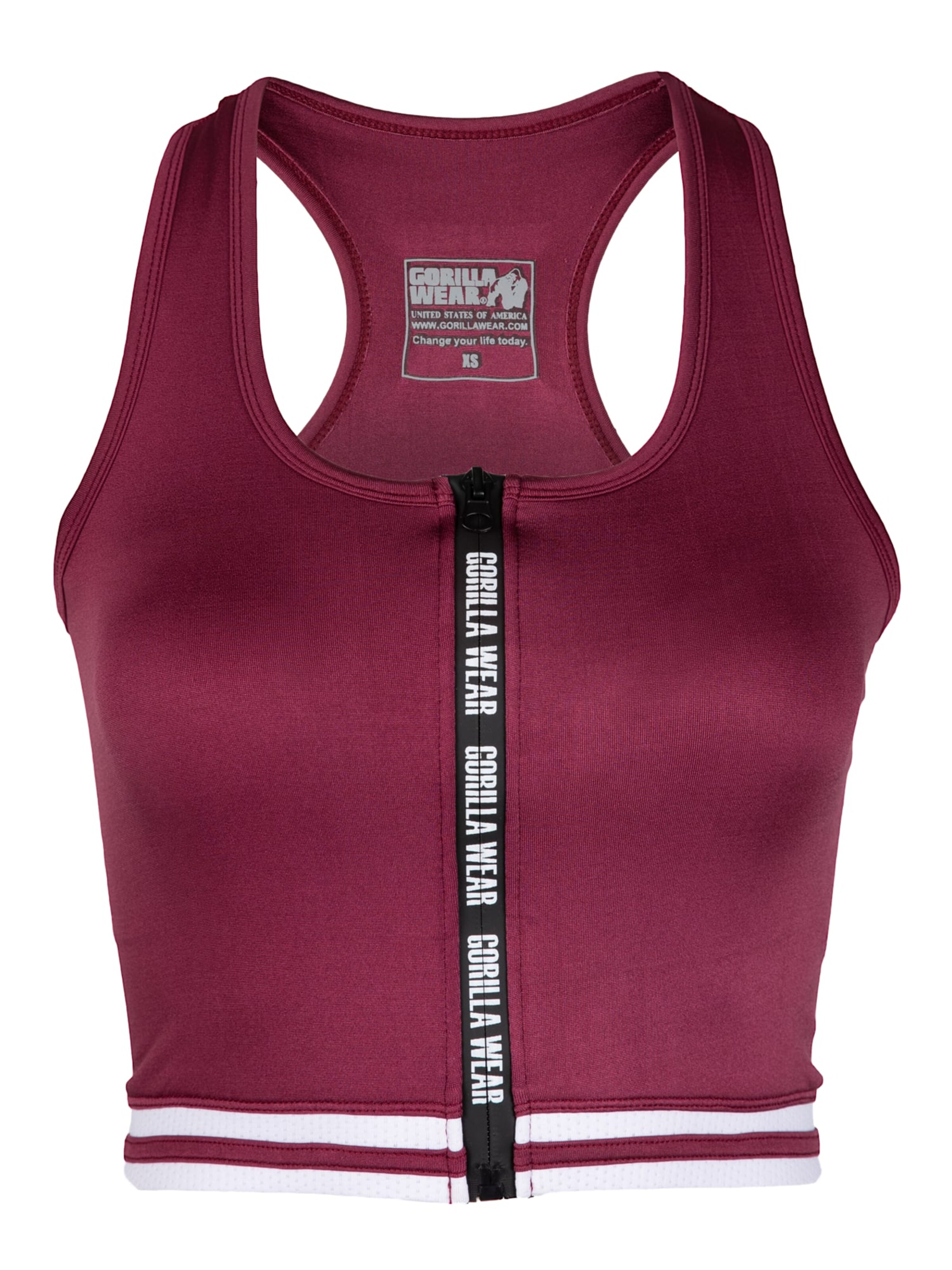 Gorilla Wear Sporttop 'Mesa' in Roze: voorkant