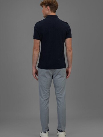 Laurent Vergne Tricot 'Laurent Vergne Hugo Cotton Pique Polo - Navy' in Blauw