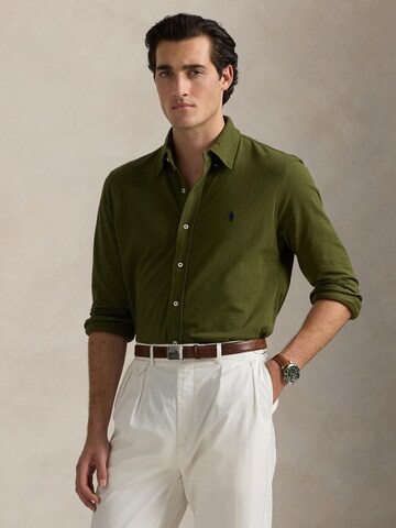 Regular fit Cămașă de la Polo Ralph Lauren pe verde: față