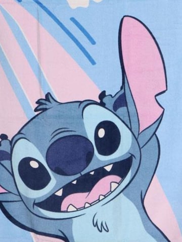 Serviette de plage 'Stitch Baumwoll-Handtuch' DISNEY en bleu