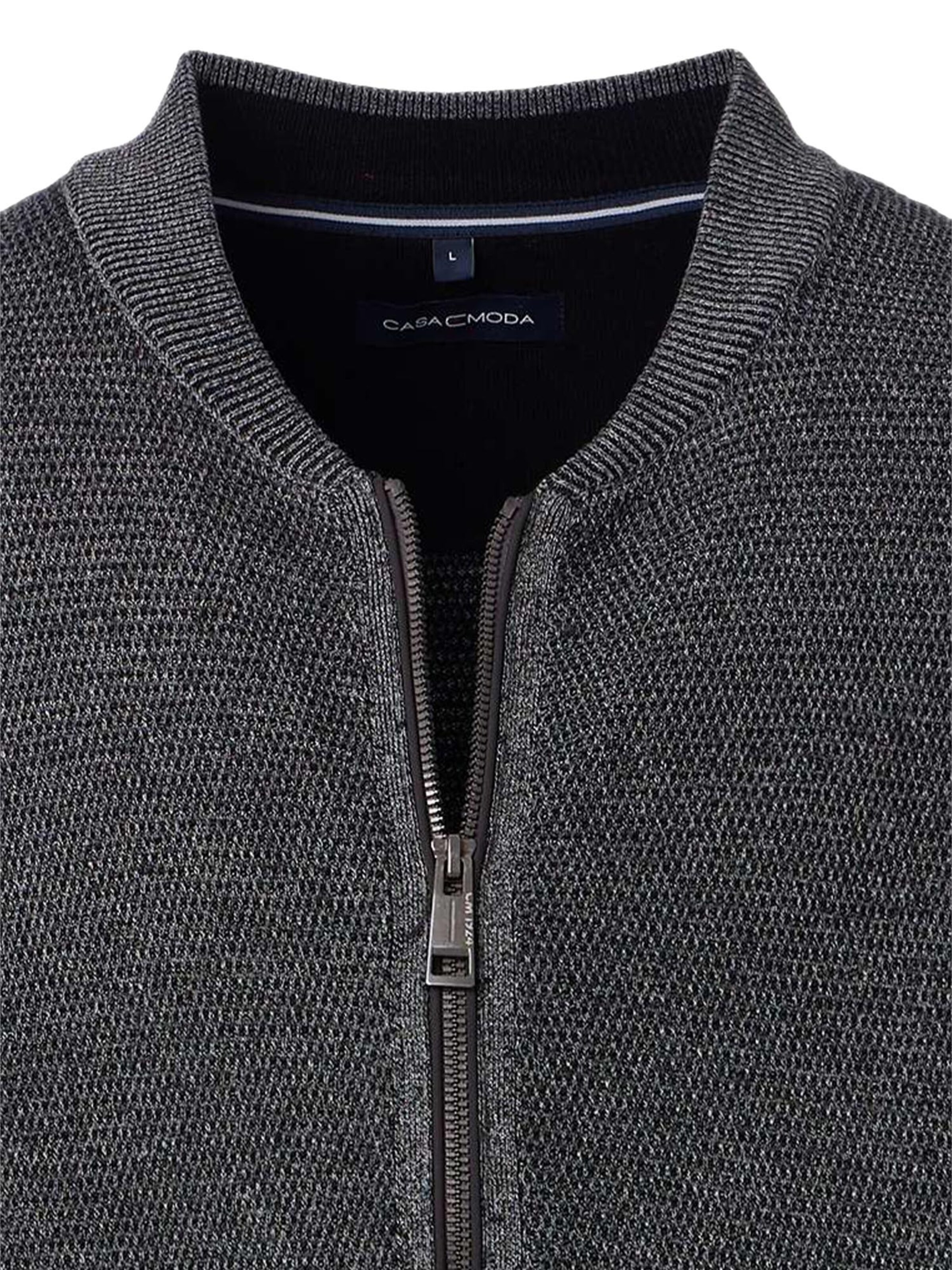 CASAMODA Knit Cardigan 'Basic' in Grey