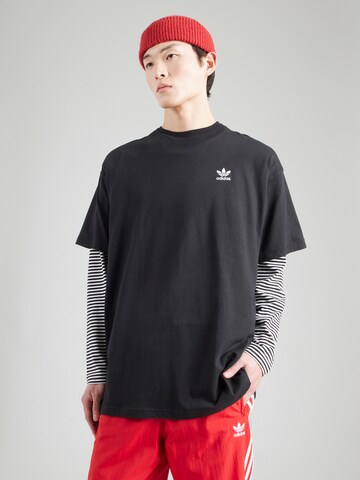 ADIDAS ORIGINALS Футболка 'Trefoil Essentials' в Черный: спереди