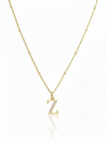 Hey Happiness - Cadena 'Letter Z' en oro: frente