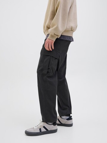 JACK & JONES Regular Cargobroek in Zwart