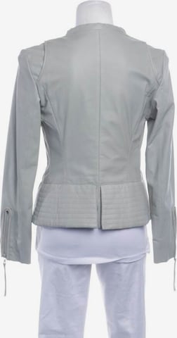 Schumacher Lederjacke / Ledermantel S in Grau