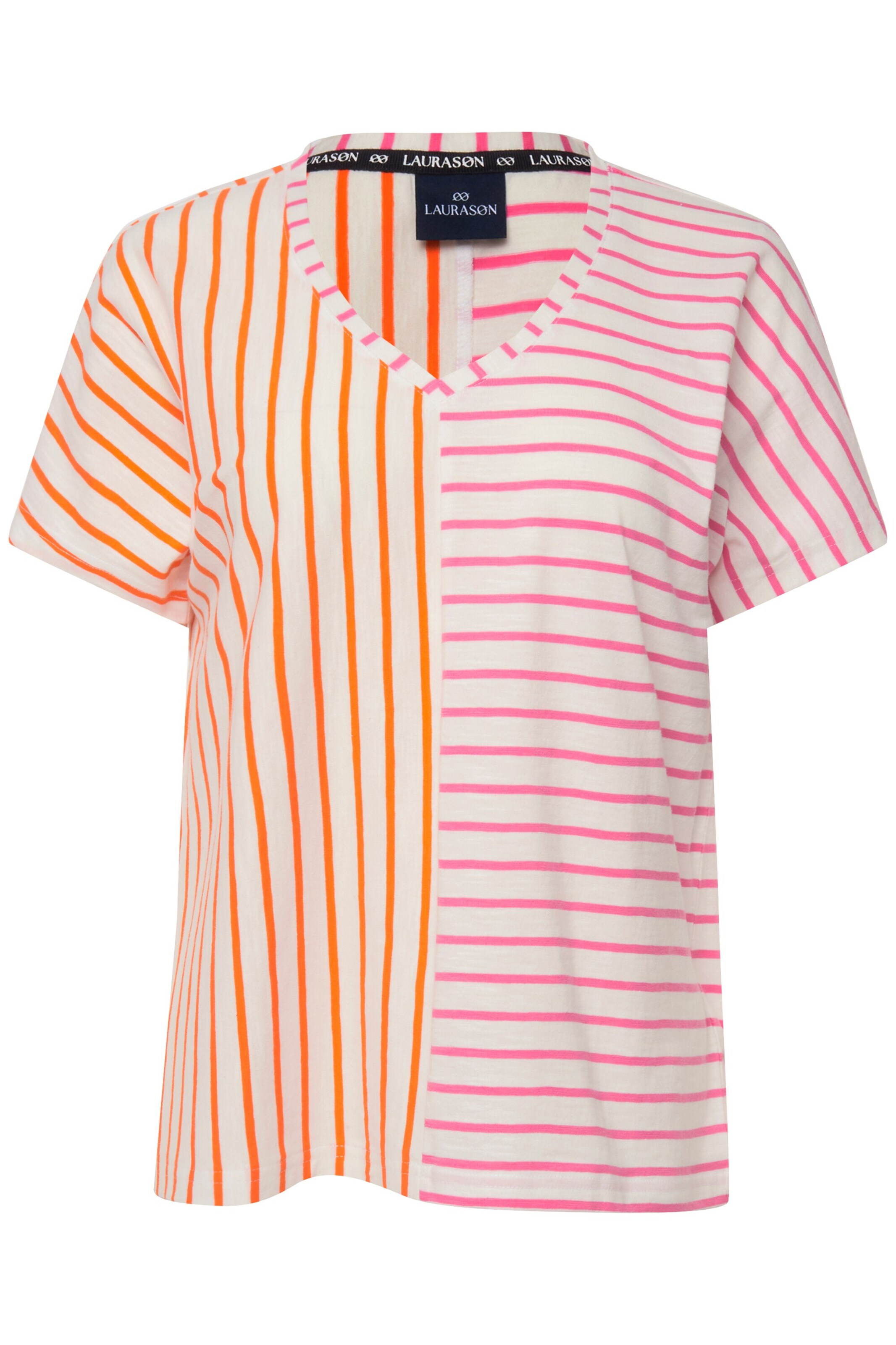 T-shirt LAURASØN en rose : devant