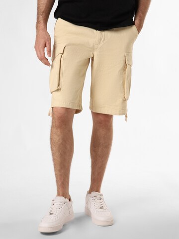 Regular Pantalon cargo Aygill's en beige : devant