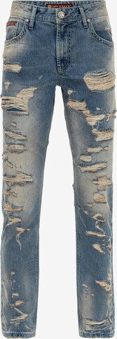 CIPO & BAXX Regular Jeans in Blauw: voorkant