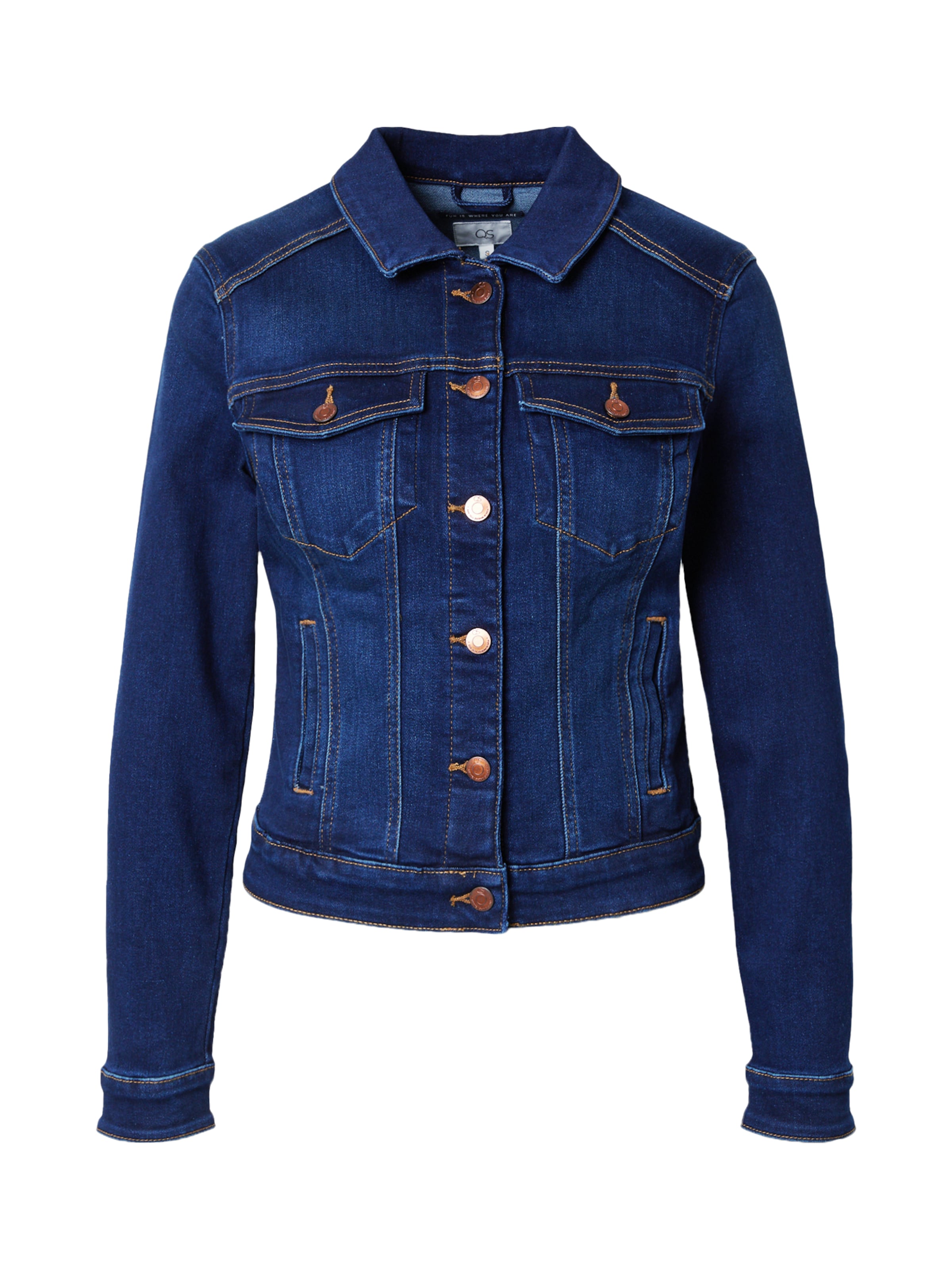 QS Übergangsjacke in Blau: Vorderseite