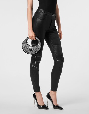 Philipp Plein - Malas de tiracolo em prata: frente