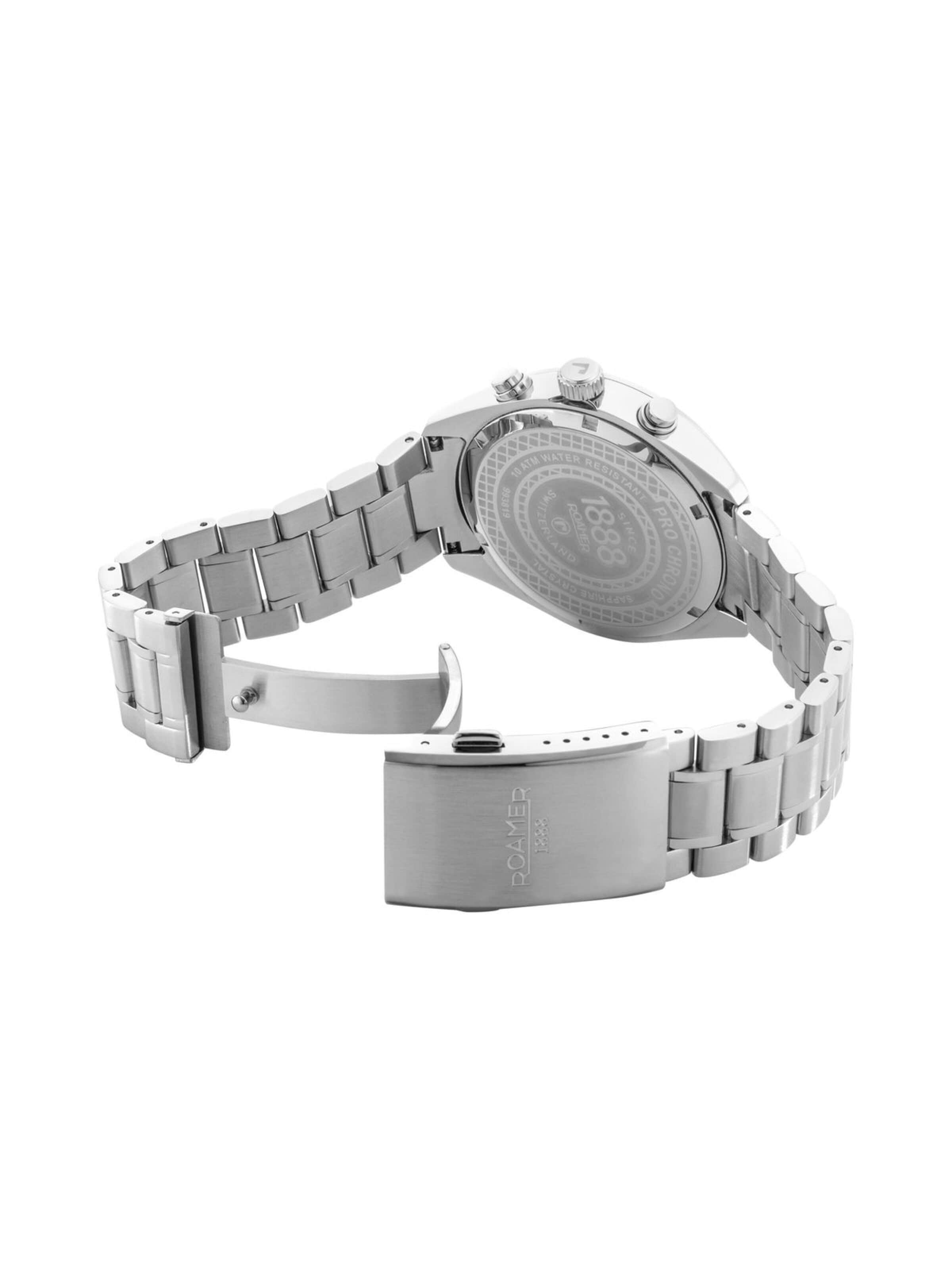 Roamer Analoog horloge 'Roamer - Chronograph Pro Chrono - Quartz watch movement - Watch case width: 42 mm' in Blauw