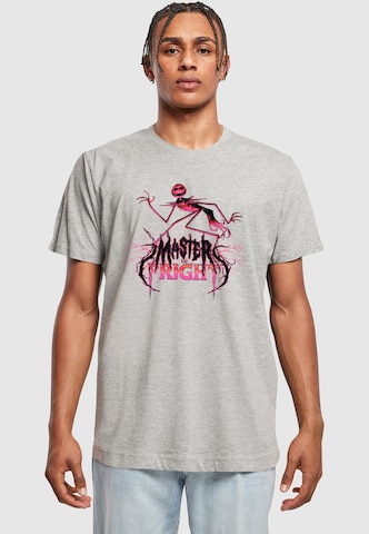 ABSOLUTE CULT T-Shirt 'The Nightmare Before Christmas - Master Fright' in Grau: Vorderseite